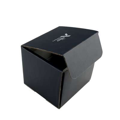 New fashion custom corrugated paper box wholesale black gift box